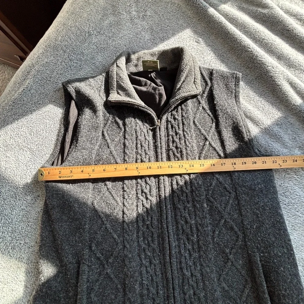 Vtg Carraig Donn Sweater Vest Mens Medium Ireland Pure New Wool Fisherman 18903x